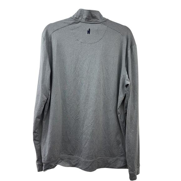 Johnnie-O Performance 1/4 Zip Pullover Top Mens Size Medium Gray Athleisure Soft - Picture 2 of 8